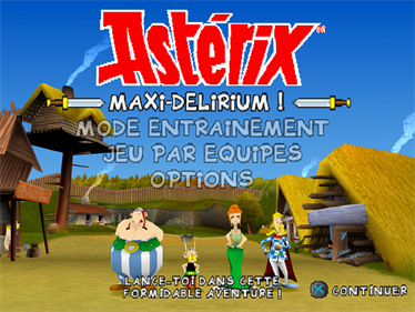 Astérix: Mega Madness - Screenshot - Game Title Image