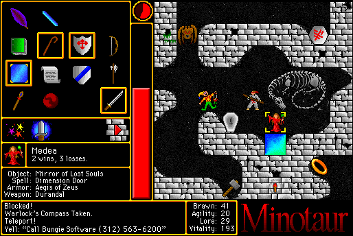 minotaur labyrinth game