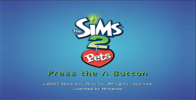 The Sims 2: Pets - Screenshot - Game Title Image