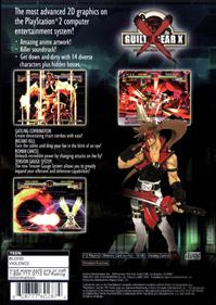 Guilty Gear X - Box - Back Image
