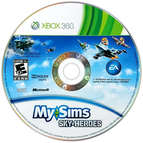 MySims SkyHeroes - Disc Image