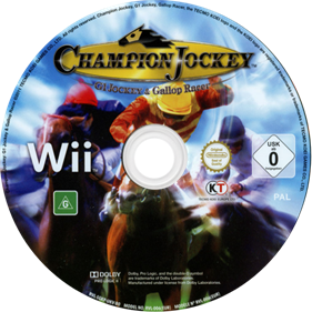 Champion Jockey: G1 Jockey & Gallop Racer - Disc Image