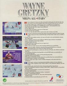 Wayne Gretzky and the NHLPA All-Stars - Box - Back Image