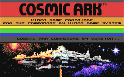 Cosmic Ark - Screenshot - Game Title Image