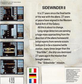 SideWinder II - Box - Back Image