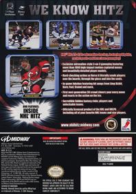 NHL Hitz 2002 - Box - Back Image