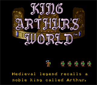 King Arthur's World - Screenshot - Game Title Image