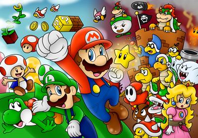 Super Mario Bros. 8 - Fanart - Background Image