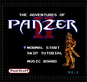 The Adventures of Panzer II - Screenshot - Game Title Image