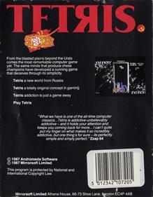 Tetris - Box - Back Image