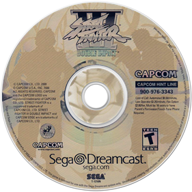 Street Fighter III: Double Impact - Disc Image