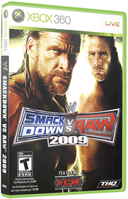 WWE SmackDown vs. Raw 2009 - Box - 3D Image