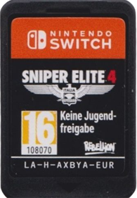 Sniper Elite 4 - Cart - Front Image