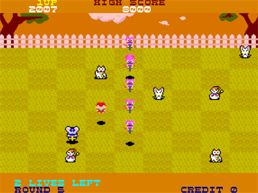 Arcade Archives HOPPING MAPPY - Screenshot - Gameplay Image