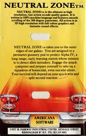 Neutral Zone - Box - Back Image