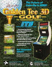 Golden Tee 3D Golf - Advertisement Flyer - Front Image