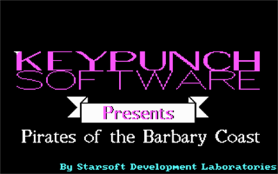 Pirates of the Barbary Coast - Screenshot - Game Title Image