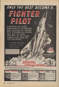 Fighter Pilot - Advertisement Flyer - Front Image