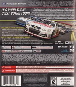 NASCAR '14 - Box - Back Image