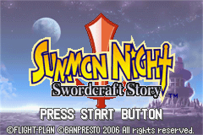 Summon Night: Swordcraft Story - Screenshot - Game Title Image