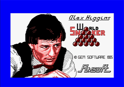 Alex Higgins' World Snooker - Screenshot - Game Title Image