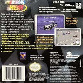 NASCAR Heat 2002 - Box - Back Image