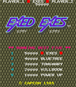 Exed Exes - Screenshot - Game Title Image