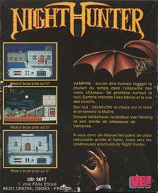 Night Hunter - Box - Back Image
