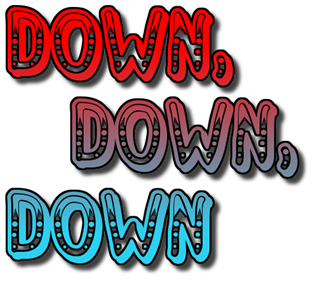 Down, Down, Down - Clear Logo Image