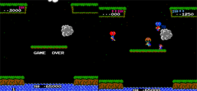 Vs. Balloon Fight - Screenshot - Game Over Image