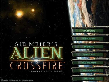 Sid Meier's Alien Crossfire - Screenshot - Game Title Image