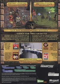Dungeon Siege - Box - Back Image
