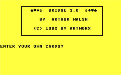 Bridge 3.0 - Screenshot - Game Title Image