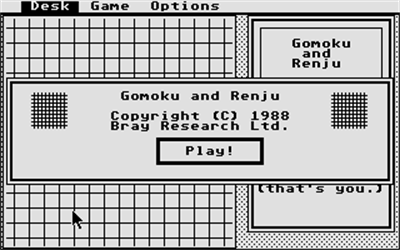 Go-Moku / Renju - Screenshot - Game Title Image