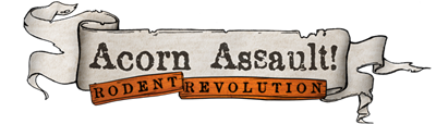 Acorn Assault: Rodent Revolution - Clear Logo Image