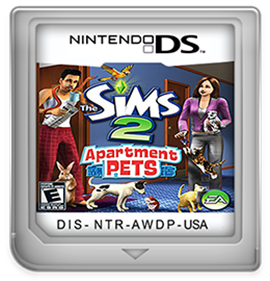 The Sims 2: Apartment Pets - Fanart - Cart - Front