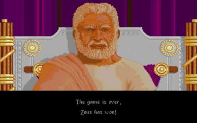 Powerplay: The Game of the Gods - Screenshot - Game Over Image
