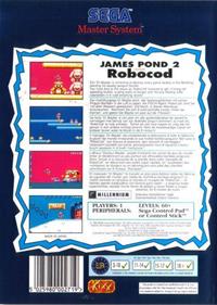 James Pond 2: Codename RoboCod - Box - Back Image