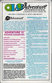 Golden Voyage - Box - Back Image