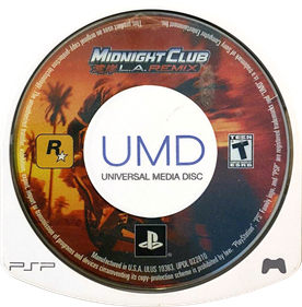 Midnight Club: L.A. Remix - Disc Image