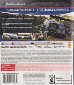 Gran Turismo 6 - Box - Back Image