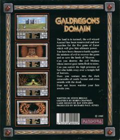 Galdregon's Domain - Box - Back Image
