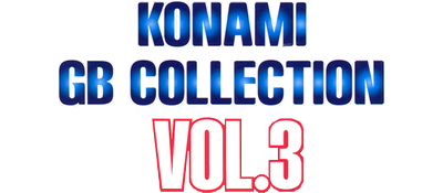 Konami GB Collection: Vol.3 - Clear Logo Image