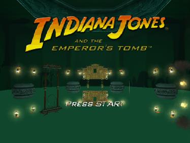 Indiana Jones and the Emperor's Tomb - Screenshot - Game Title Image
