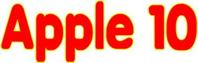 Apple 10 - Clear Logo Image