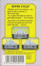 Super Cycle  - Box - Back Image