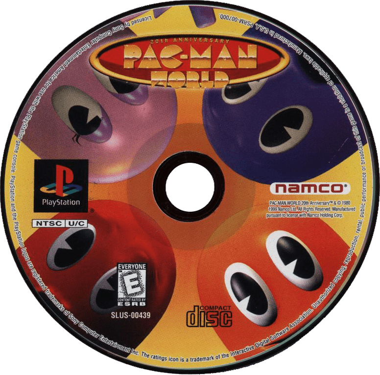 Pac Man World 20TH Anniversary [SLUS-00439] ROM Download - Sony PSX/PlayStation  1(PSX)