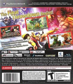 Super Street Fighter IV: Arcade Edition - Box - Back Image