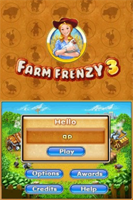Farm Frenzy 3 - Screenshot - Game Title Image