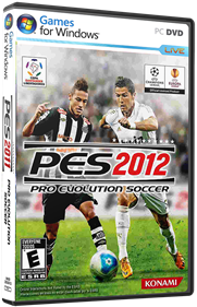 PES 2012: Pro Evolution Soccer - Box - 3D Image